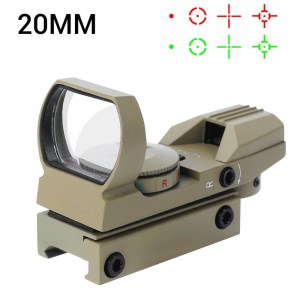 Metal Reflex Red Dot Sight with 20mm Rail_ (5)